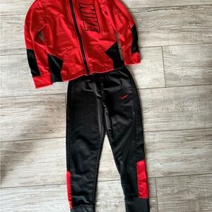 Nike Red and Black Athletic Set